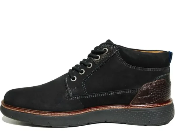 Veterschoenen^Australian Footwear Dexter Nubuck Zwart