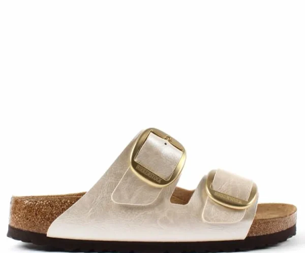 Slippers^Birkenstock Arizona Big buckle graceful pearl white