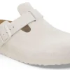 Slippers | Slippers^Birkenstock Boston BS 1024740 modern suede antique white