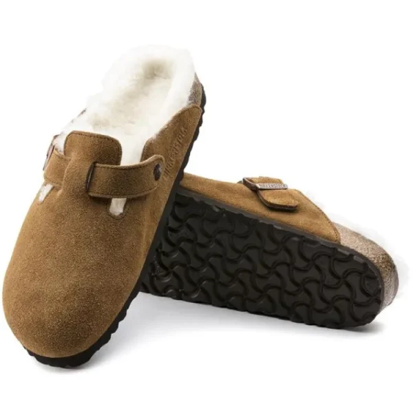 Slippers | Slippers^Birkenstock Boston VL/ Shearling mink