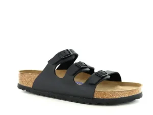 Slippers^Birkenstock Florida schwarz