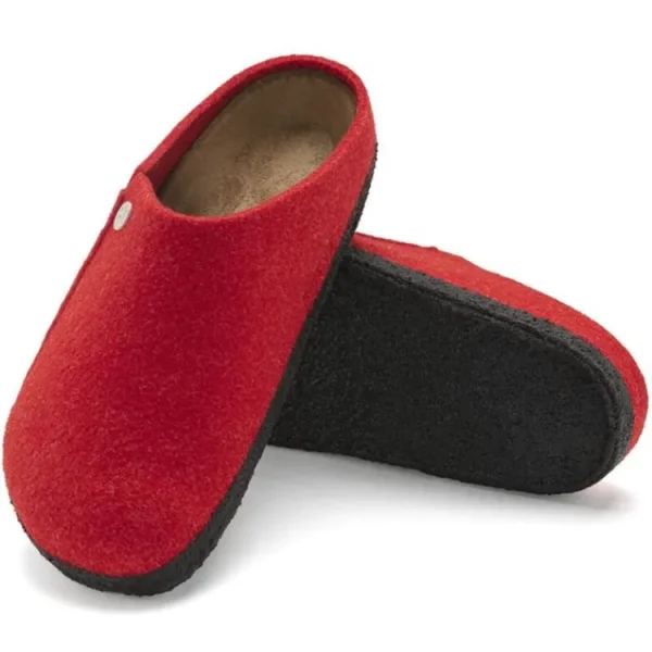 Pantoffels^Birkenstock Zermatt Wool Felt active red