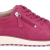 Sneakers^Caprice 9-23702-42 fuchsia suede