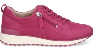 Sneakers^Caprice 9-23702-42 fuchsia suede