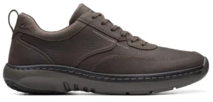 Veterschoenen^Clarks PRO LACE dark brn tumbled