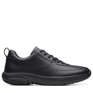 Sneakers^Clarks PRO LACE black leather