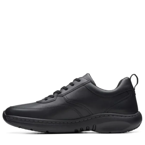 Sneakers^Clarks PRO LACE black leather