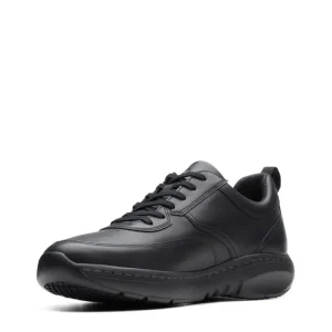 Sneakers^Clarks PRO LACE black leather