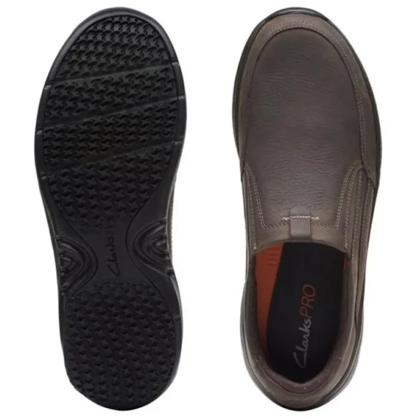 Instappers^Clarks PRO STEP dark brn tumbled