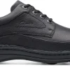 Veterschoenen^Clarks Nature Three black leather