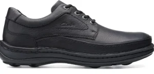 Veterschoenen^Clarks Nature Three black leather