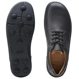 Veterschoenen^Clarks Nature Three black leather