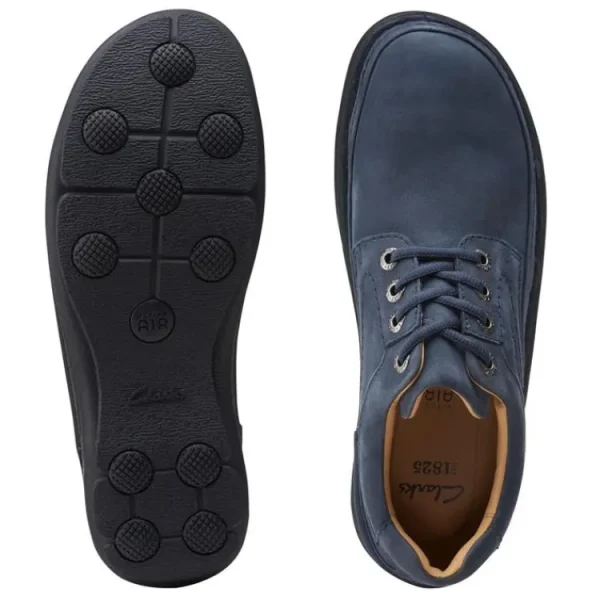 Veterschoenen^Clarks Nature Three navy nubuck