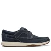 Sneakers^Clarks SAILVIEW LACE navy nubuck