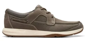 Veterschoenen^Clarks SAILVIEW LACE taupe nubuck