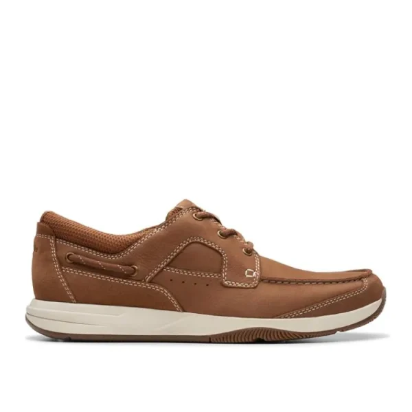 Sneakers^Clarks SAILVIEW LACE light tan nubuck