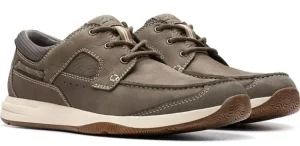 Veterschoenen^Clarks SAILVIEW LACE taupe nubuck