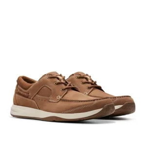 Sneakers^Clarks SAILVIEW LACE light tan nubuck