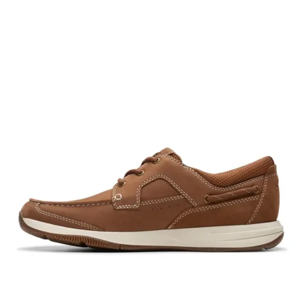 Sneakers^Clarks SAILVIEW LACE light tan nubuck