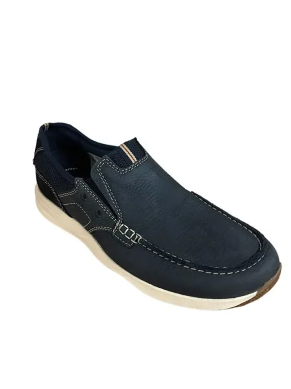 Instappers^Clarks SAILVIEW STEP navy nubuck