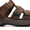 Sandalen^Clarks SALTWAY COVE dark brown lea