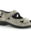 Sandalen^Durea 7258 wijdte H taupe