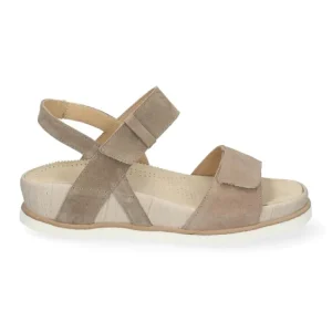 Sandalen^Durea 7417 Wijdte H Walnoot Beige