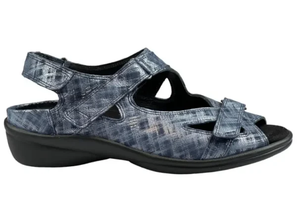 Sandalen^Durea 7258 wijdte H BLAUW