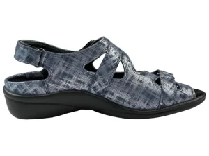 Sandalen^Durea 7258 wijdte H BLAUW