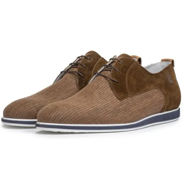 Veterschoenen^Floris van Bommel SFM-30220 cognac