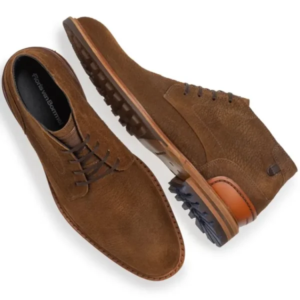 Veterschoenen^Floris van Bommel SFM-50141 cognac