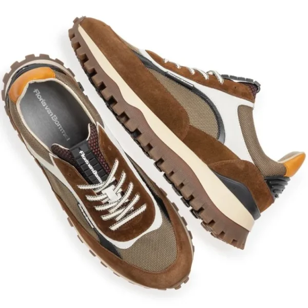 Sneakers^Floris van Bommel SFM-10156 cognac