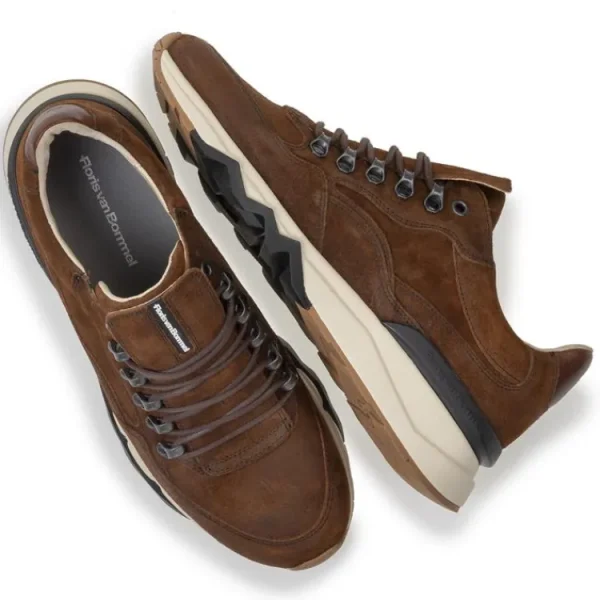 Sneakers^Floris van Bommel SFM-10135 cognac