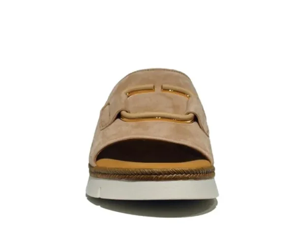 Slippers^Gabor 42.892 sand (uni+gold)