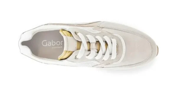 Sneakers^Gabor 46.355 neve/muschel/weiss