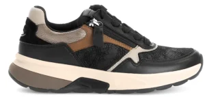 Sneakers^Gabor Rollingsoft 56.847 schwarz/desert k.