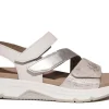 Sandalen^Gabor Rollingsoft 66.882 silber/weiss