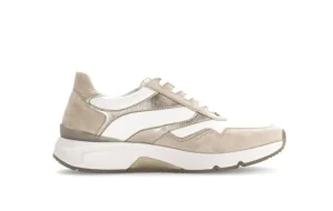 Sneakers^Gabor Rollingsoft 66.896 weiss/oak/puder