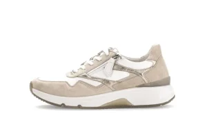 Sneakers^Gabor Rollingsoft 66.896 weiss/oak/puder