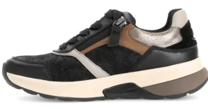 Sneakers^Gabor Rollingsoft 56.847 schwarz/desert k.