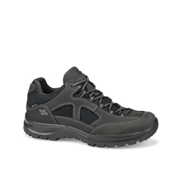 Outdoorschoenen^Hanwag Gritstone II WIDE GTX 201600 Asphalt-Black