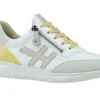 Sneakers^Hartjes 162.1142 Beige geel