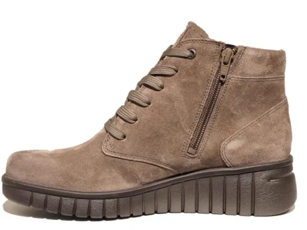 Veterschoenen^Hartjes 172.2202 wijdte H Taupe/Lever