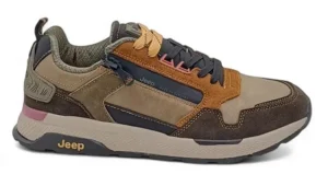 Sneakers^Jeep JM42110A Ontarto Zip Brown