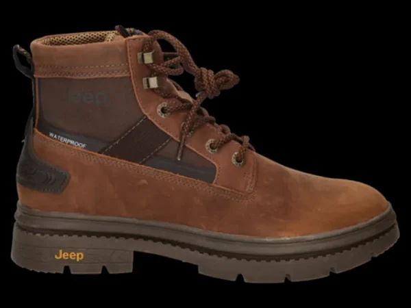 Veterschoenen^Jeep Tuareg Boot WP JM42191A Dark Brown