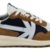 Sneakers^Kaotiko AM001-03-2600 NAVY/TAN