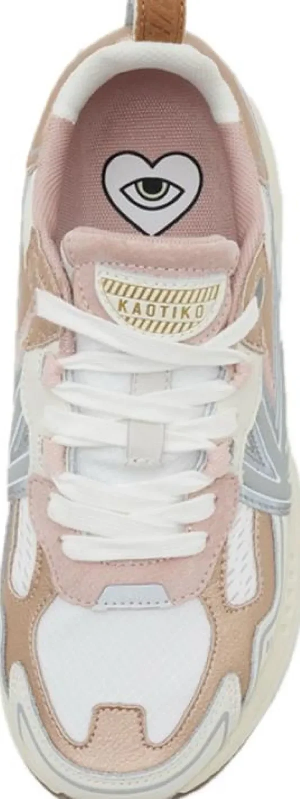 Sneakers^Kaotiko AQ003-02-2700 Metallic rose