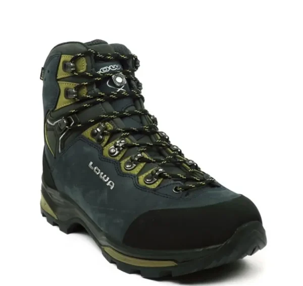 Outdoorschoenen^LOWA 210627 CAMINO EVO GTX stahlblau/kiwi