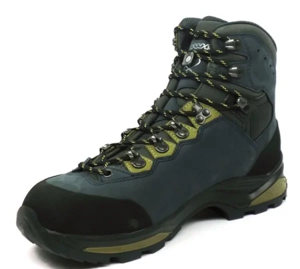 Outdoorschoenen^LOWA 210627 CAMINO EVO GTX stahlblau/kiwi