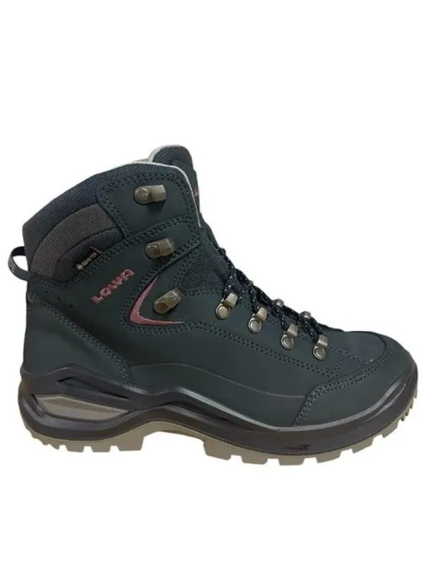 Outdoorschoenen^LOWA RENEGADE EVO GTX MID Ws 321916 stahlblau/alt rosa